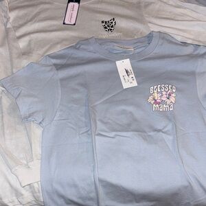 Simply southern T- Shirt BUNDLE of 2 NWT long short sleeve Size Small